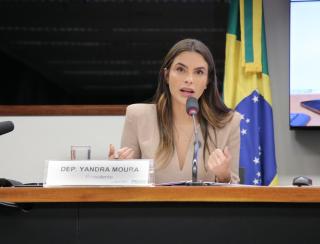 Yandra Moura é eleita presidente da Comissão de Integração Nacional e Desenvolvimento Regional