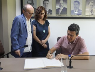 André Maurício Conceição de Souza toma posse como reitor pro tempore da UFS