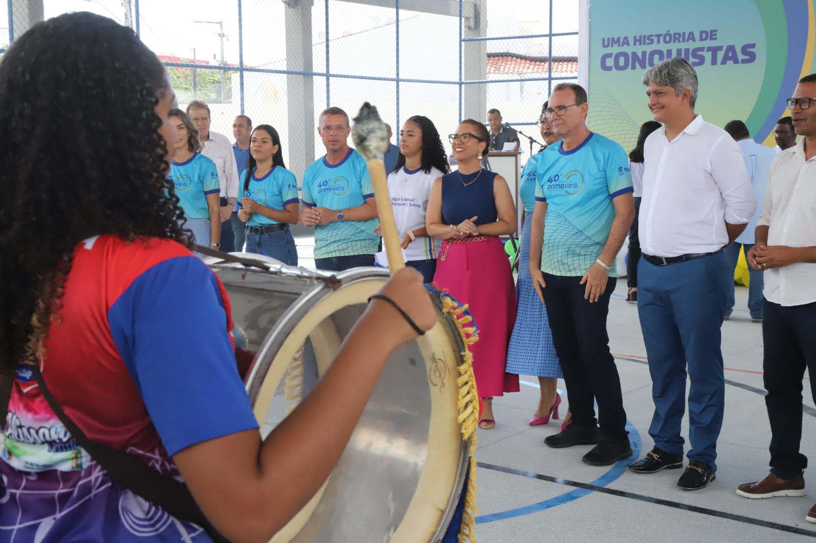 Governador lança 40ª edição dos Jogos da Primavera e entrega reforma do Colégio Estadual Prof. Joaquim Vieira Sobral