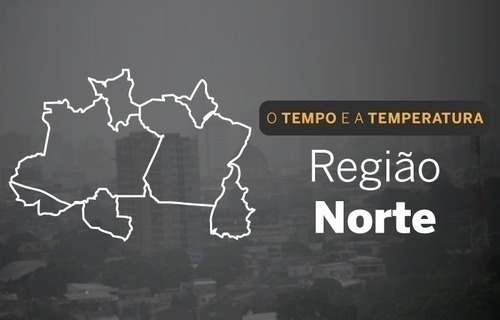 PREVISÃO DO TEMPO: Segunda-feira (26) com pancadas de chuva na região Norte