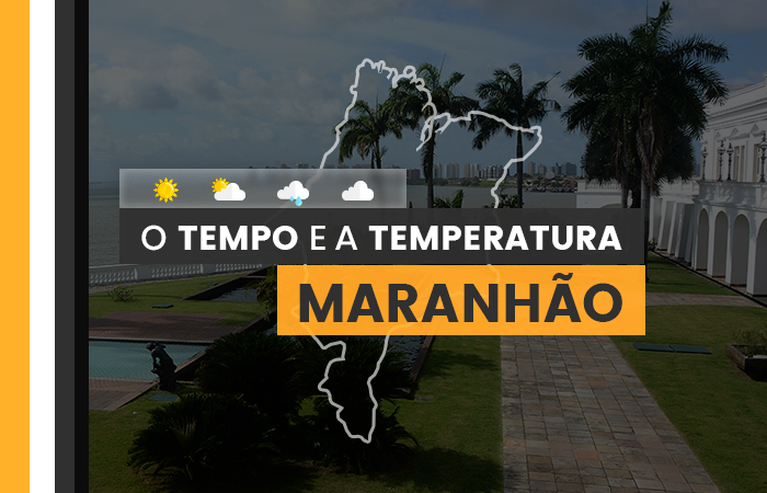 PREVISÃO DO TEMPO: a quarta-feira (20) começa com pancadas de chuva em todo o território do Maranhão