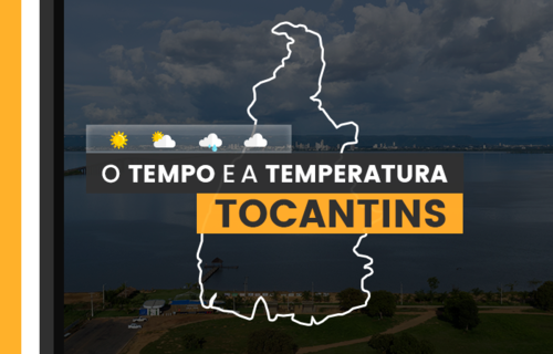 PREVISÃO DO TEMPO: chuva com trovoadas isoladas no Tocantins nesta terça-feira (5)