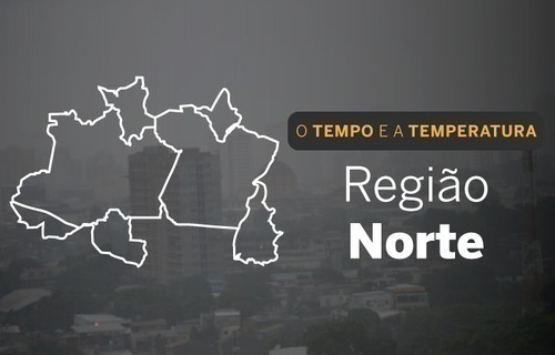 PREVISÃO DO TEMPO: domingo (25) chuvoso no Norte