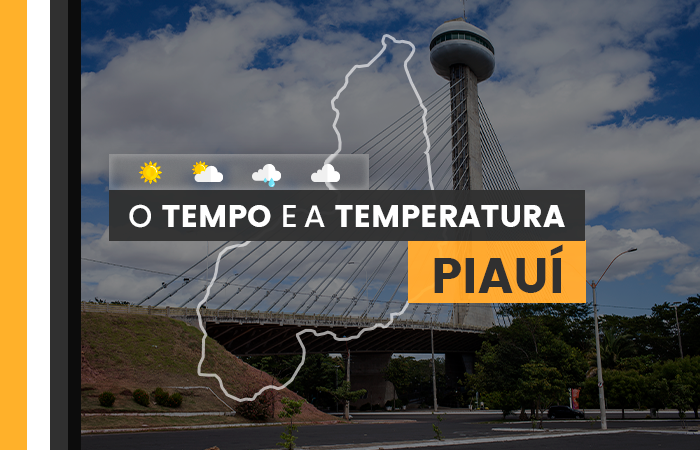 PREVISÃO DO TEMPO: pancadas de chuva no norte do Piauí nesta terça-feira (5)