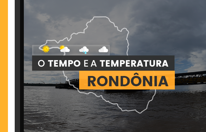 PREVISÃO DO TEMPO: quarta-feira (20) com muitas nuvens em todos os municípios de Rondônia