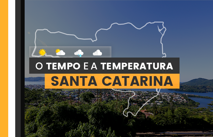 PREVISÃO DO TEMPO: quarta-feira (28) chuvosa em Santa Catarina