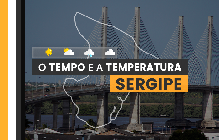 PREVISÃO DO TEMPO: sexta-feira (1°) chuvosa Sergipe